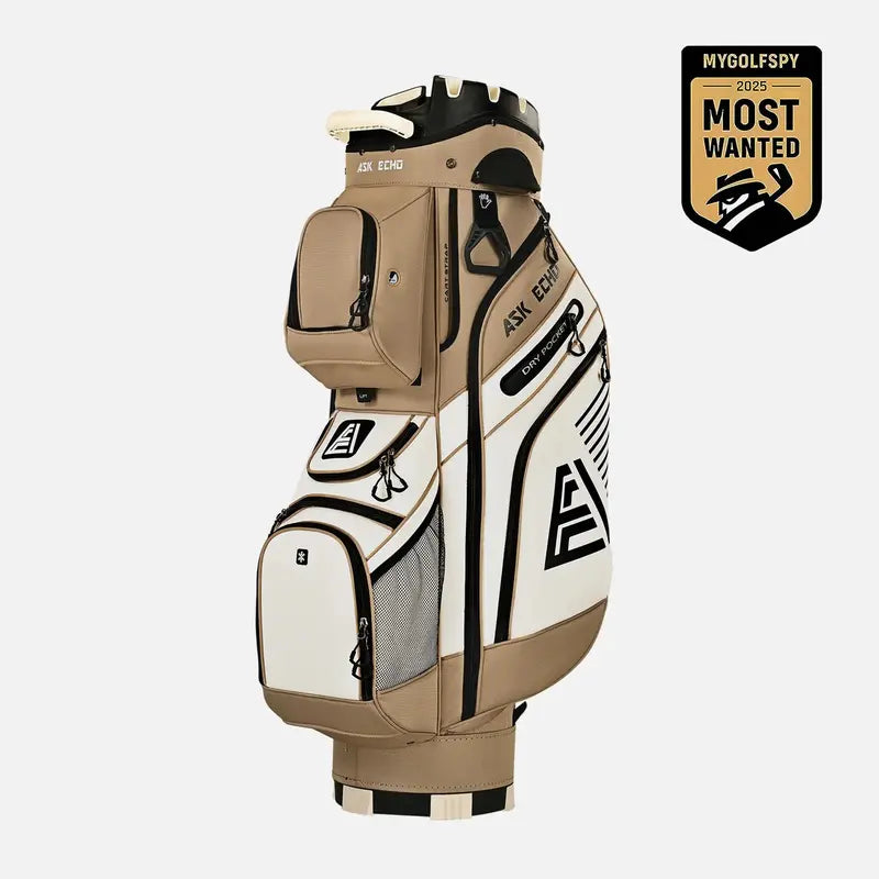 Ask Echo T-Lock 14-Way Golf Cart Bag with Full-Length Dividers & Large Cooler